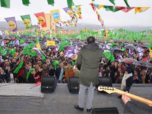 HDP'nin Yüksekova mitinginden fotoğraflar