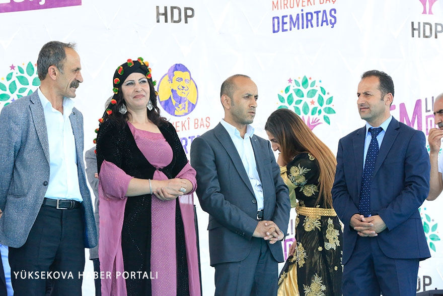 HDP'nin Yüksekova mitinginden fotoğraflar 6