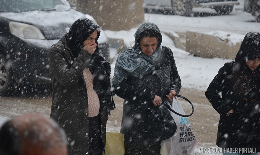 Yüksekova'da kar yağışı etkili oldu - FOTO 5