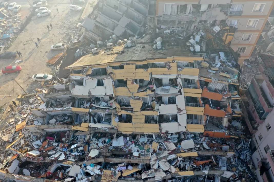 Hatay'daki yıkım havadan görüntülendi 12