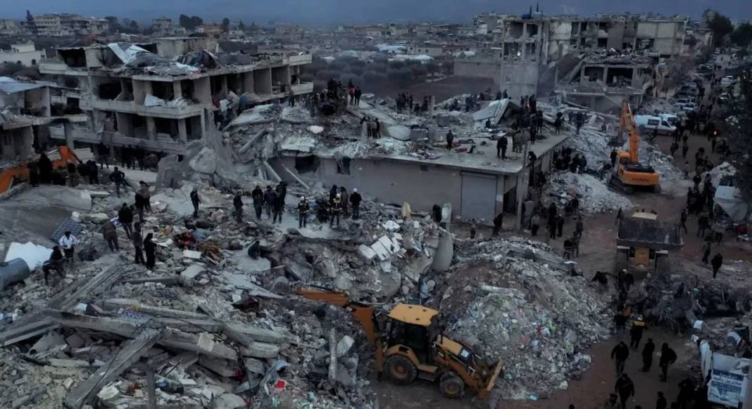 Halep kentindeki yıkım havadan görüntülendi 2