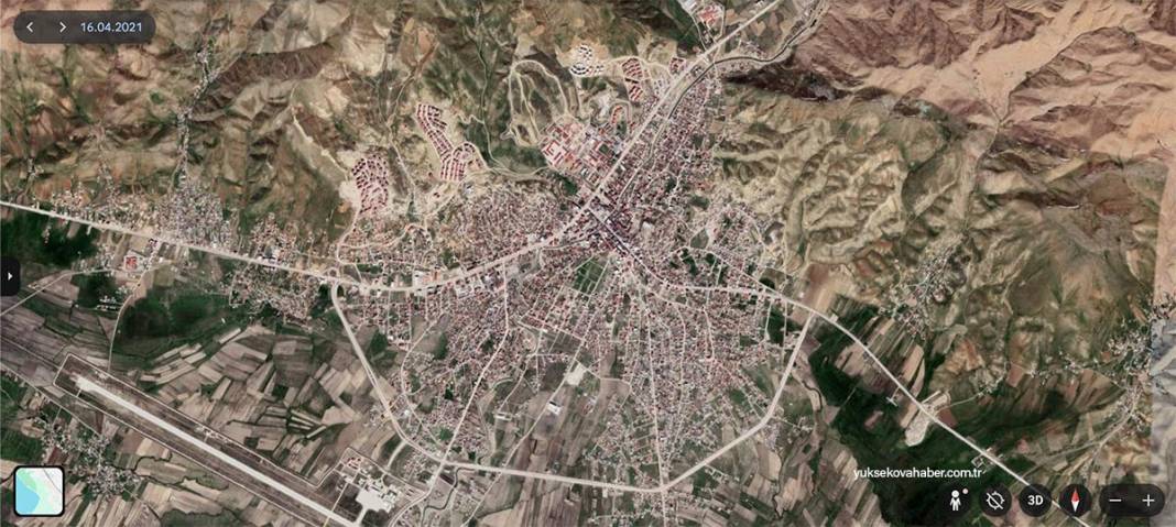 Uydu görüntüleriyle Yüksekova'daki 22 yıllık değişim 6