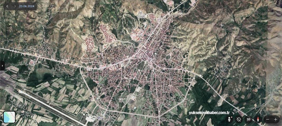 Uydu görüntüleriyle Yüksekova'daki 22 yıllık değişim 7