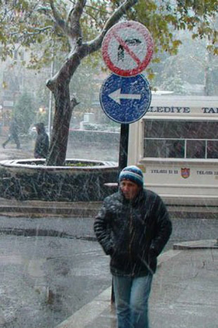 İstanbul'a İlk Kar Düştü 5