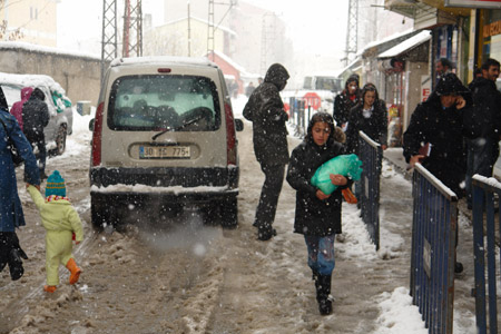 Yüksekova'da kar yağışı - 28-01-2011 38