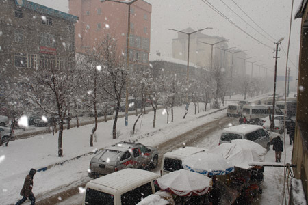 Yüksekova'da kar yağışı - 28-01-2011 40
