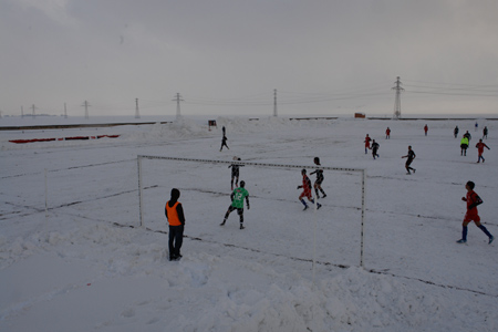 Karla karışık gol yağmuru 35