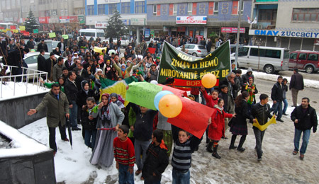 Hakkari'de 'Anadil' yürüyüşü 13