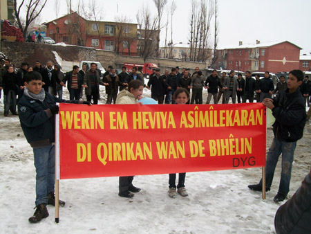 Hakkari'de 'Anadil' yürüyüşü 8