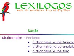 Kürtçe Fransız sözlüklerinde