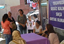 Ergani Semt Pazarı'nda 'taciz ve tecavüz' tartışıldı
