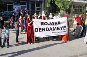 Hakkarili kadınlardan Rojava'ya destek