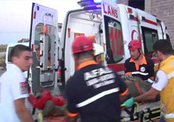 Maden işçileri kaza yaptı: 21 yaralı