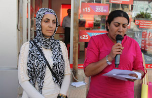 Şemdinli'deki kadınlardan Rojava'ya destek