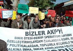 Dersimde AKP protestosu