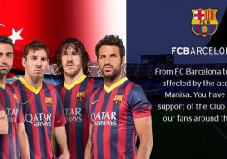 Barcelona Kulübü’nden Soma Mesajı