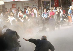 Diyarbakır’da Lice protestosuna müdahale