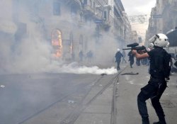 Galatasaray'da Polis Müdahalesi