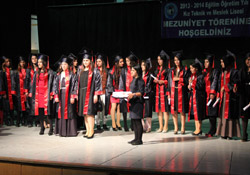 Hakkari Kız Teknik Meslek Lisesi mezuniyet töreni