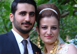 Şemdinli'de yaşayan Alkan ailesinin mutlu günü