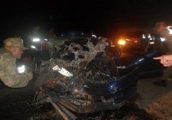 Kahta'da Otomobil İle Kamyonet Çarpıştı: 1 Ölü, 3 Yaralı