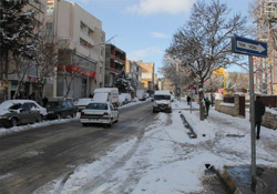 Diyarbakır'da yollar kaza yerine döndü