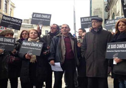 Gazetecilere Özgürlük Platformu’ndan Charlie Hebdo protestosu