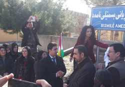 Federal Kürdistan’da Bismilê Amed Caddesi açıldı