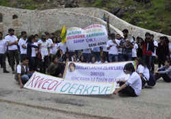 Dersim'de barajlara karşı yürüyüş