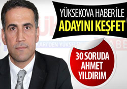 30 soruda Doç. Dr. Ahmet Yıldırım