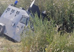 Şırnak’ta zırhlı araç devrildi, 4 yaralı