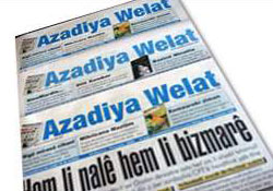 Azadiya Welat çalışanı kaza geçirdi