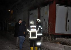 Nevşehir'de trafo yandı, şehrin yarısının elektriği kesildi