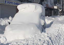 Yüksekova'da kar hayatı felç etti