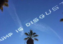 ABD’li milyonerden, Trump’a gökyüzünden mesaj