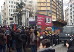 Polis, Galatasaray Meydanı’nda toplananlara müdahale etti
