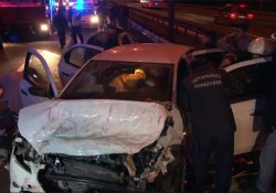 TEM'de trafik kazası! 1 ölü, 3 yaralı
