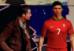 Ronaldo heykeline 'Messi' saldırısı