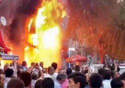 Kırşehir'de yağma ateşi çalıntı kolonyayla harlanmış!