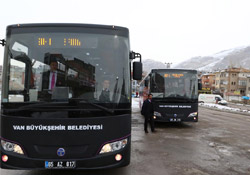 Van-Özalp ve Van-Saray ilçelerine otobüs seferleri başladı
