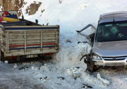 Zigana Dağı'nda kaza: 1 ölü, 2 yaralı