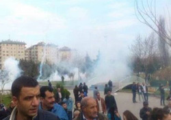 Diyarbakır'da Sur yürüyüşüne müdahale: 1 kişi hayatını kaybetti
