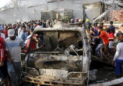 IŞİD, Bağdat'ta çarşıya saldırdı: 70 ölü