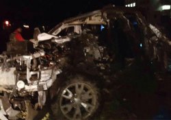 Polis aracı ile askeri zırhlı araç çapıştı:1 polis hayatını kaybetti, 7 yaralı