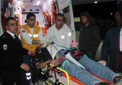 İşçileri taşıyan minibüs devrildi: 13 yaralı