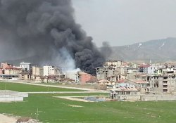 Yüksekova'da bombardıman devam ediyor