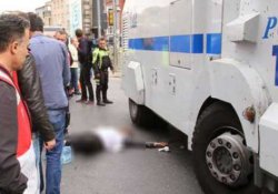 Taksim’de TOMA’nın çarptığı bir kişi yaşamını yitirdi