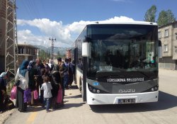 Yüksekova'da belediyenin ücretsiz ulaşım hizmeti sürüyor