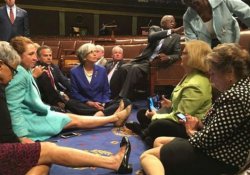 ABD: Demokratlardan Kongre'de oturma eylemi