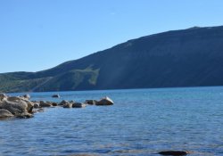 Nemrut krater gölü yaz turizmine hazır
